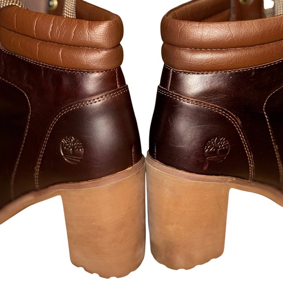 Timberland Allington 5-Inch Hiker Boots — Women's 8.5 Brown EUC - Picture 3 of 10